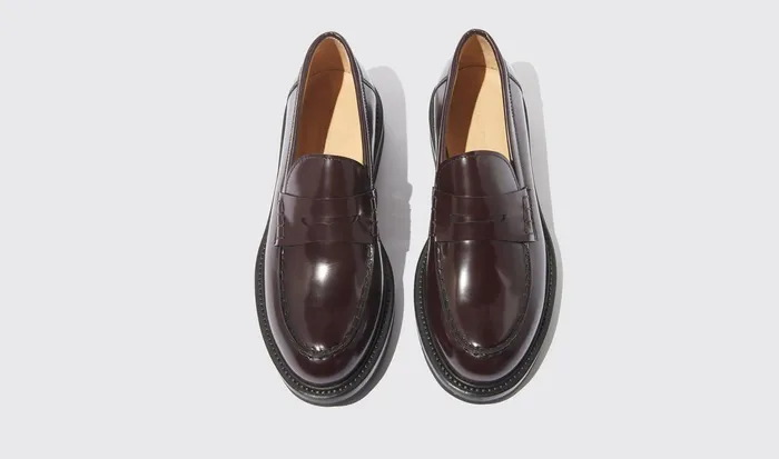 Scarosso Loafers Michelle Burgundy Bright Burgundy 8211 Brushed Calf 8211 Women