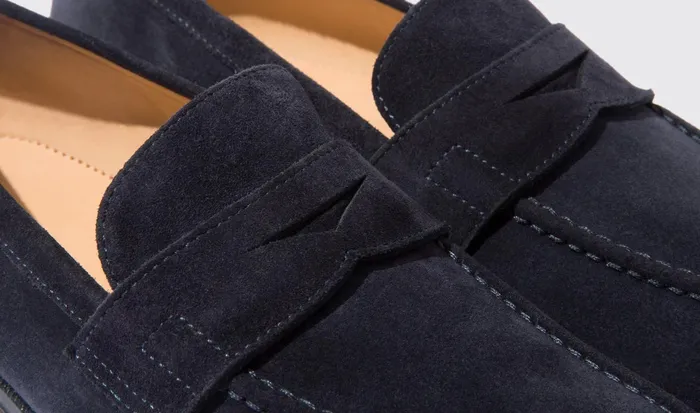 Scarosso Loafers Raimondo Abisso Scamosciato Dark Blue Suede 8211 Men