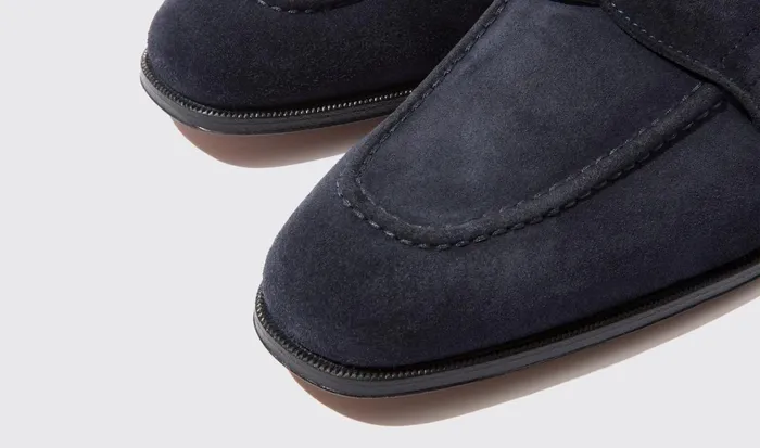 Scarosso Loafers Raimondo Abisso Scamosciato Dark Blue Suede 8211 Men