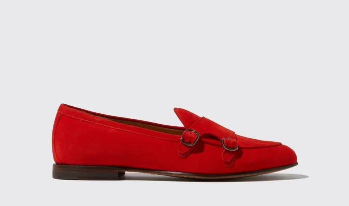 Scarosso Loafers Virginia Rossa Scamosciata Red 8211 Suede Leather 8211 Women Scarosso Loafers Virginia Rossa Scamosciata Red 8211 Suede Leather 8211 Women