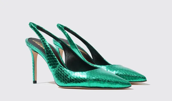 Scarosso Pumps Sutton Green Elaphe Green 8211 Elaphe 8211 Women