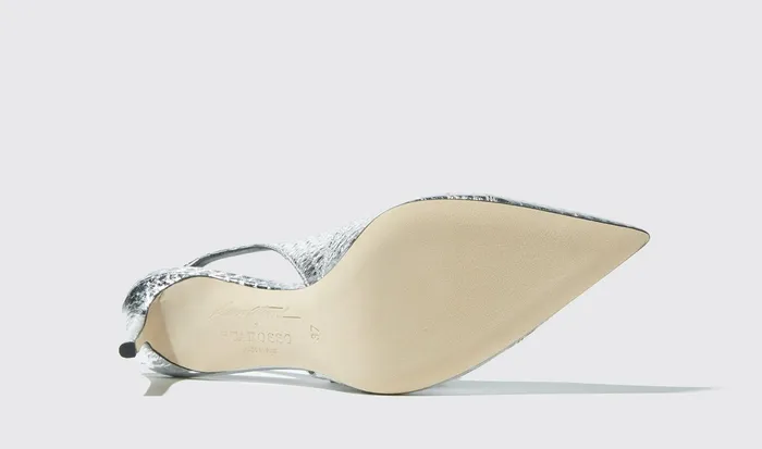 Scarosso Pumps Sutton Silver Elaphe Silver 8211 Elaphe 8211 Women