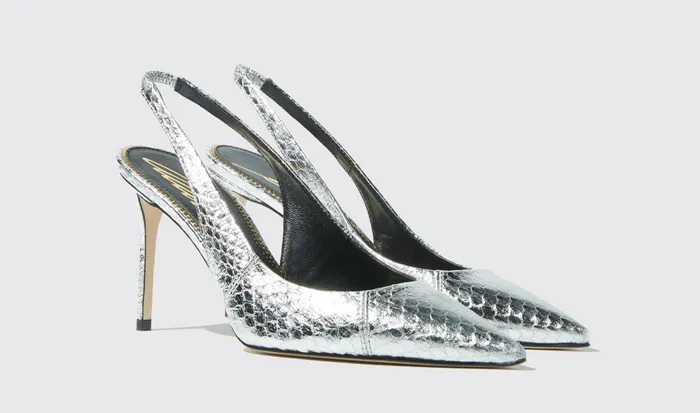 Scarosso Pumps Sutton Silver Elaphe Silver 8211 Elaphe 8211 Women