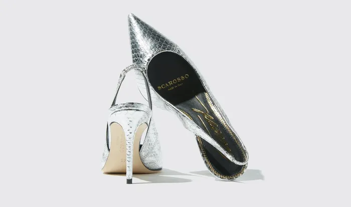 Scarosso Pumps Sutton Silver Elaphe Silver 8211 Elaphe 8211 Women