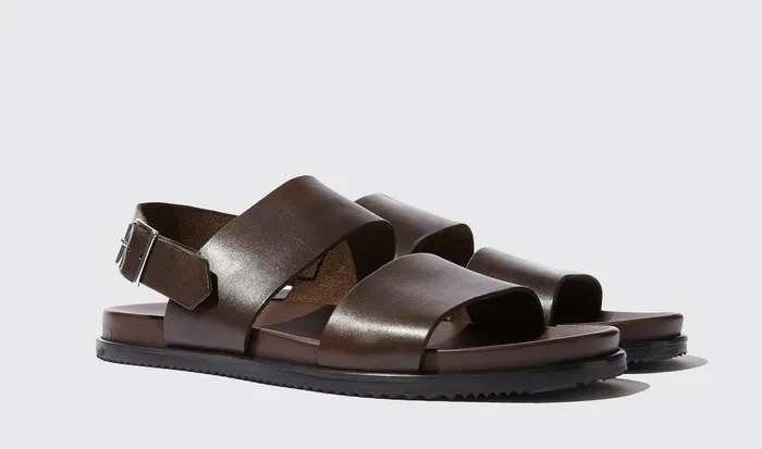 Scarosso Sandals Antonio Moro Brown Calf 8211 Men