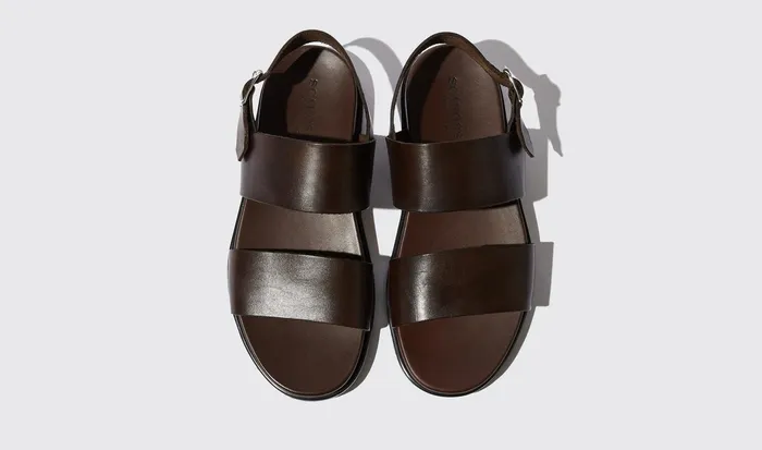 Scarosso Sandals Antonio Moro Brown Calf 8211 Men