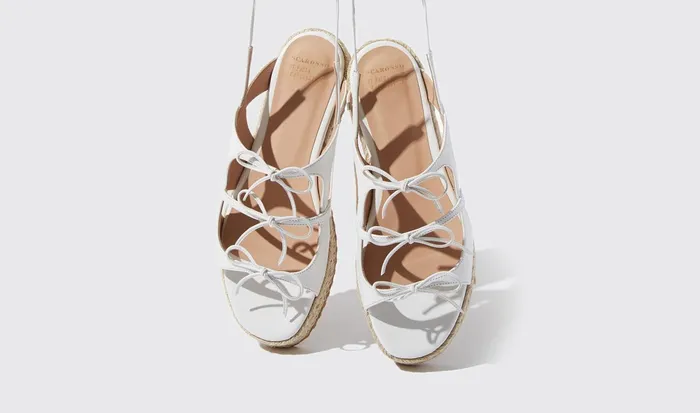 Scarosso Sandals Breeze White 8211 Calf 8211 Women