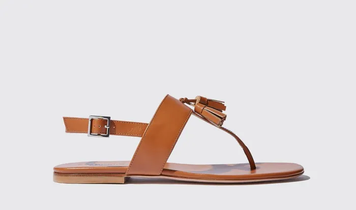 Scarosso Sandals Emma Cognac Cognac 8211 Calf 8211 Women