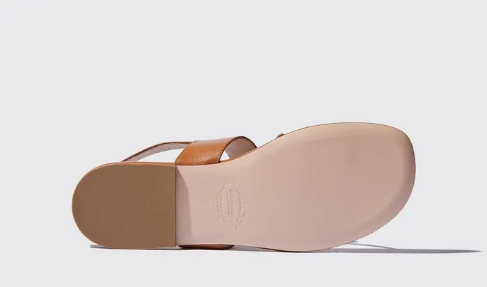 Scarosso Sandals Emma Cognac Cognac 8211 Calf 8211 Women