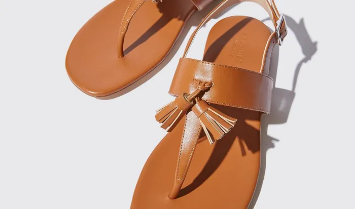 Scarosso Sandals Emma Cognac Cognac 8211 Calf 8211 Women