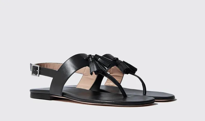 Scarosso Sandals Emma Nera Black 8211 Calf 8211 Women