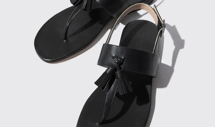 Scarosso Sandals Emma Nera Black 8211 Calf 8211 Women