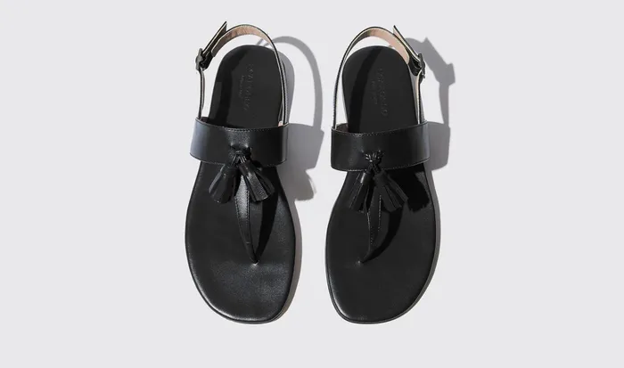 Scarosso Sandals Emma Nera Black 8211 Calf 8211 Women