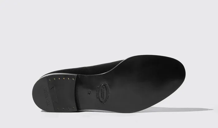 Scarosso Slippers GEORGE BLACK VELVET Black Velvet 8211 Men