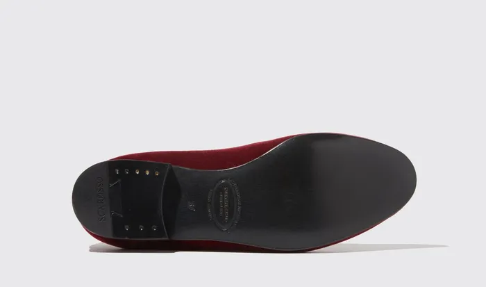 Scarosso Slippers Jordan Burgundy Velvet Burgundy 8211 Velvet 8211 Women