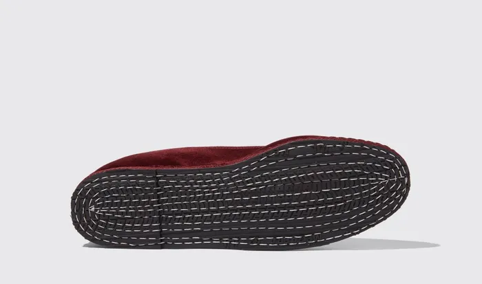 Scarosso Slippers Valentino Bordeaux Velluto Burgundy 8211 Velvet 8211 Men