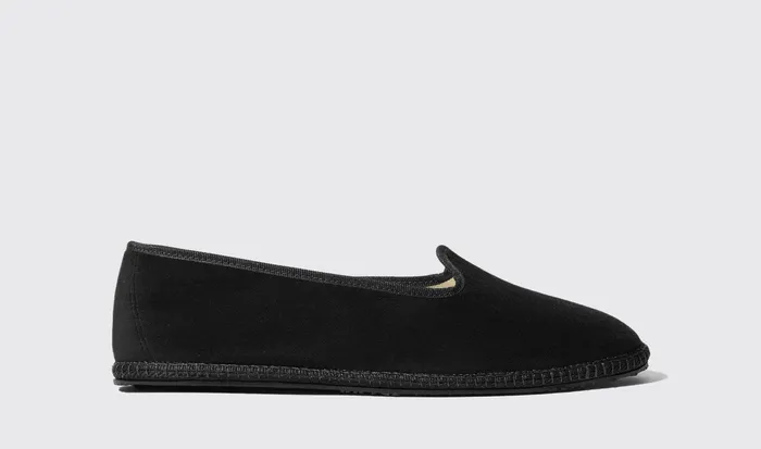Scarosso Slippers Valentino Nero Velluto Black 8211 Velvet 8211 Men