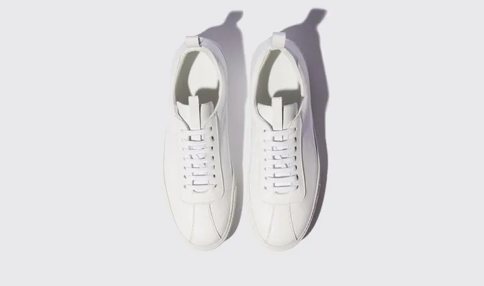 Scarosso Sneakers Andy White White 8211 Calf 8211 Men