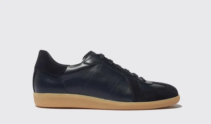 Scarosso Sneakers Hans Blue Blue 8211 Calf 8211 Men