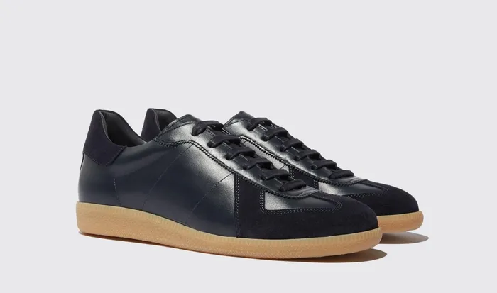Scarosso Sneakers Hans Blue Blue 8211 Calf 8211 Men