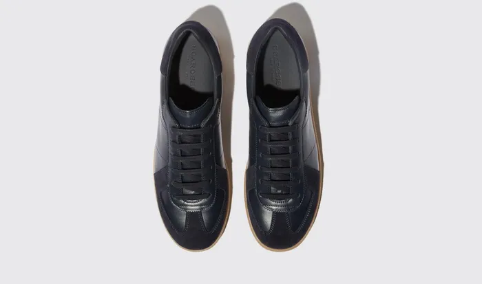 Scarosso Sneakers Hans Blue Blue 8211 Calf 8211 Men