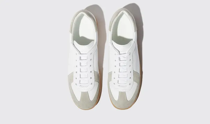 Scarosso Sneakers Hans White White 8211 Calf 8211 Men