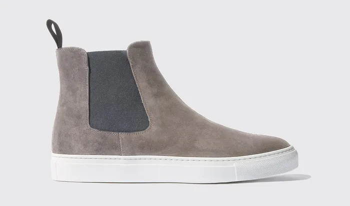 Scarosso Sneakers Tommaso Grigio Scamosciato Grey 8211 Suede 8211 Men