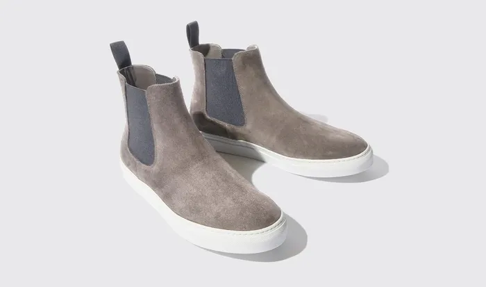 Scarosso Sneakers Tommaso Grigio Scamosciato Grey 8211 Suede 8211 Men