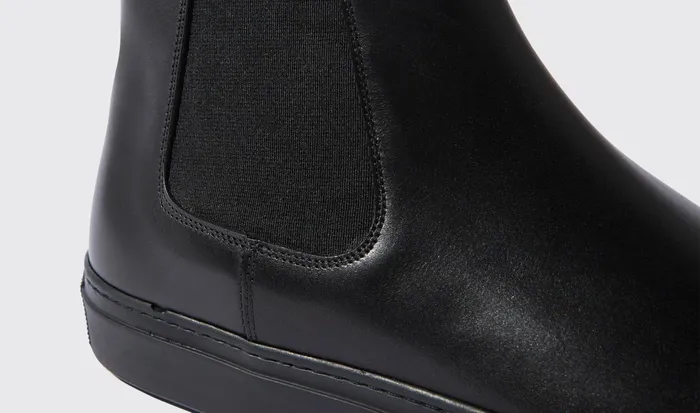 Scarosso Sneakers Tommaso Nero Intenso Black Black 8211 Calf 8211 Men