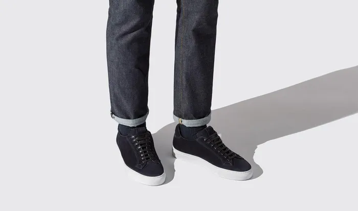 Scarosso Sneakers Ugo Abisso Scamosciato Blue 8211 Suede 8211 Men
