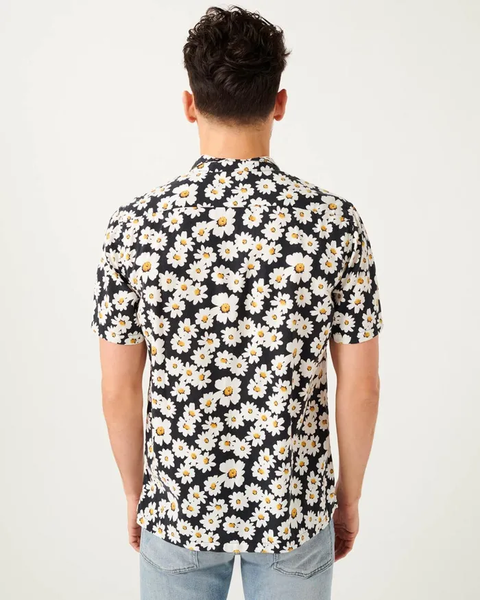 Shirts Men 7 For All Mankind Daisy Print Camp Collar Shirt