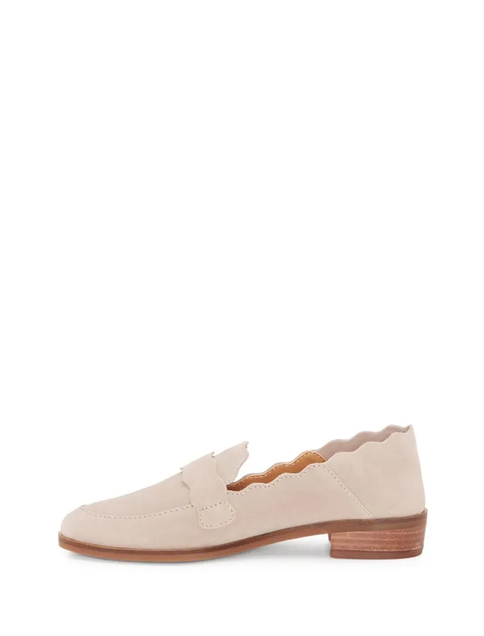 Shoes Women Lucky Brand Callister Suede Flat Light Grey