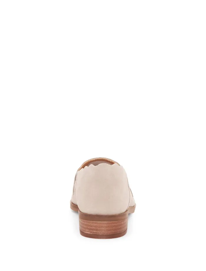 Shoes Women Lucky Brand Callister Suede Flat Light Grey