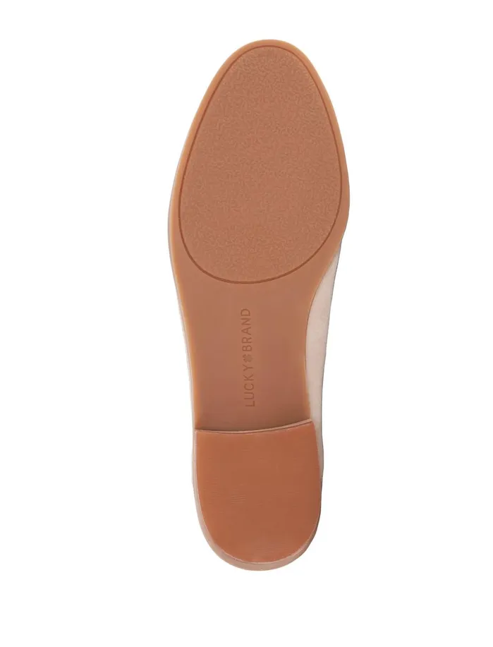 Shoes Women Lucky Brand Callister Suede Flat Light Grey