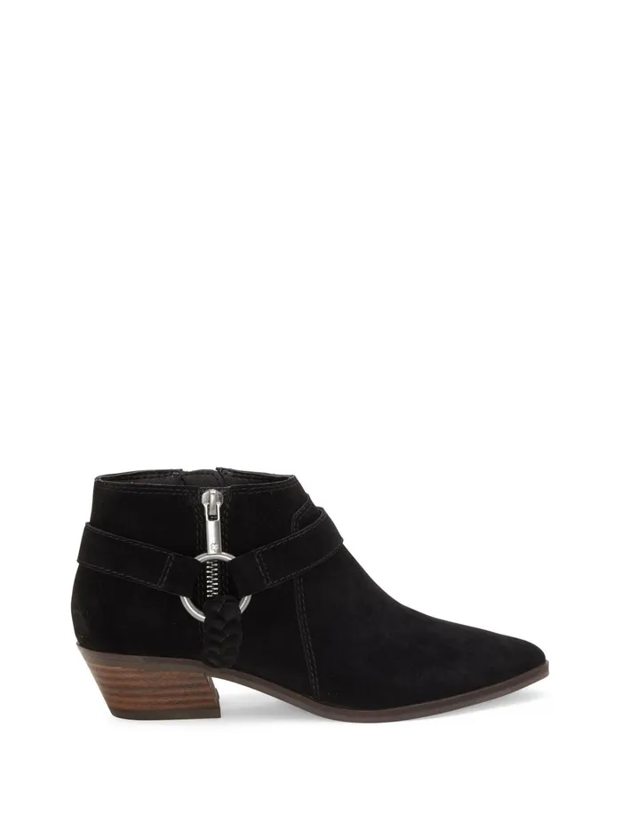 Shoes Women Lucky Brand Enitha Suede Bootie Black