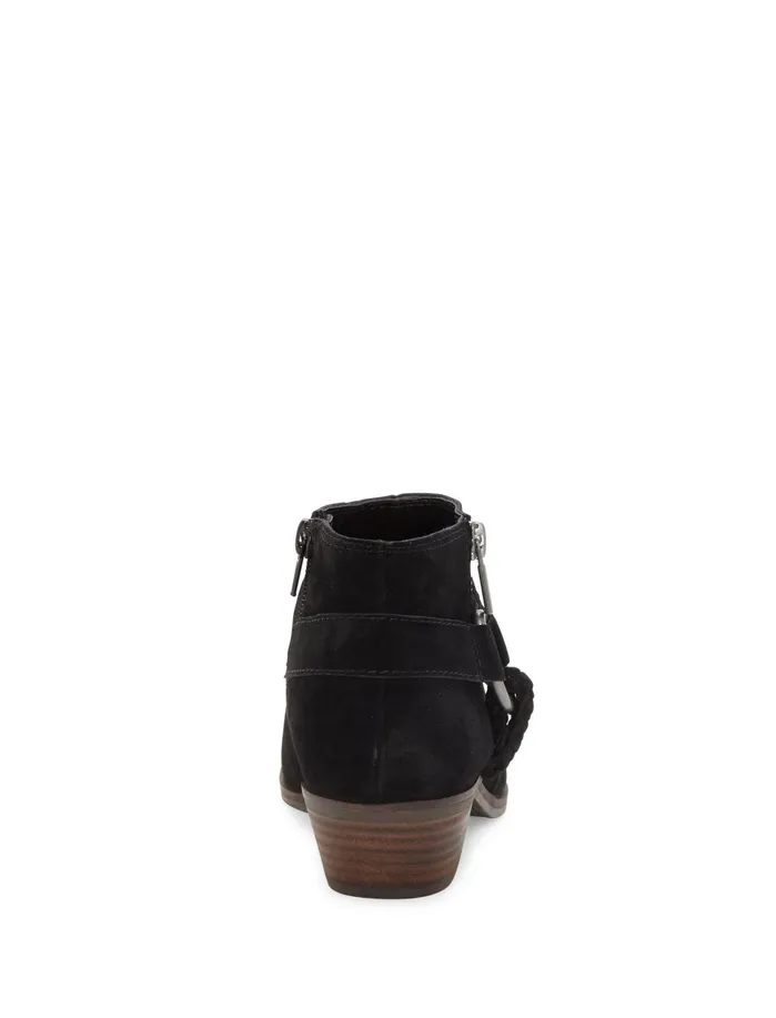 Shoes Women Lucky Brand Enitha Suede Bootie Black