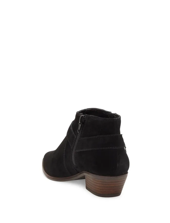 Shoes Women Lucky Brand Enitha Suede Bootie Black