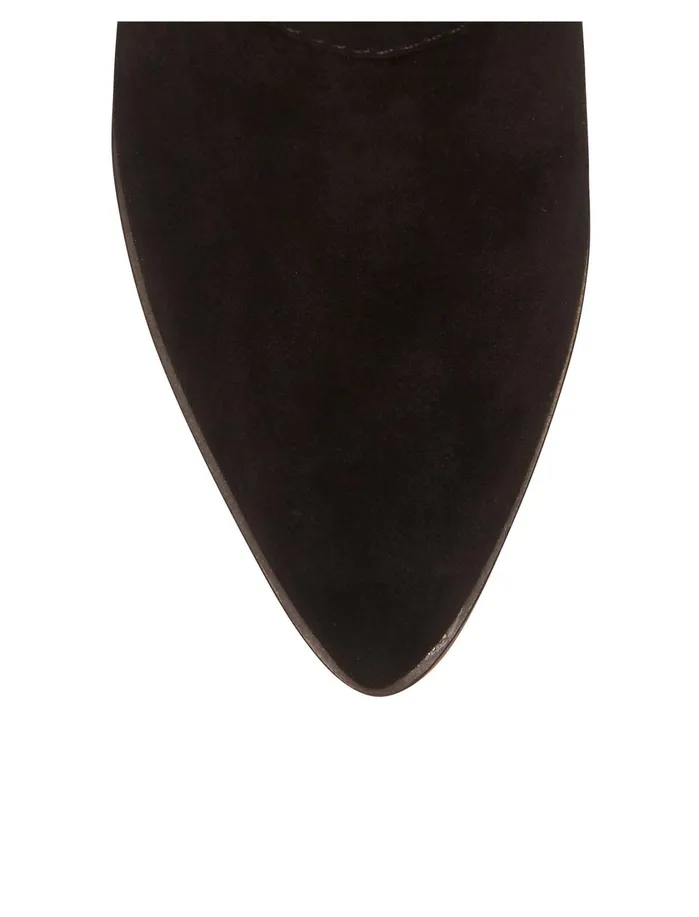Shoes Women Lucky Brand Enitha Suede Bootie Black