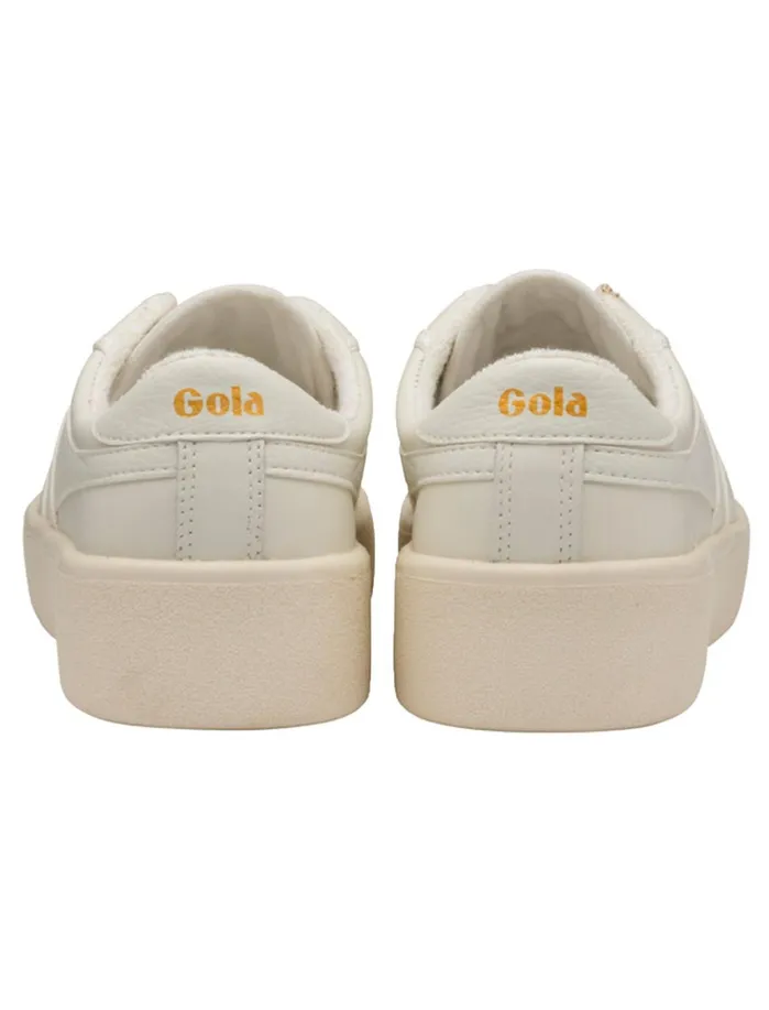 Shoes Women Lucky Brand Gola Baseline Mark Cox Leather Sneaker White