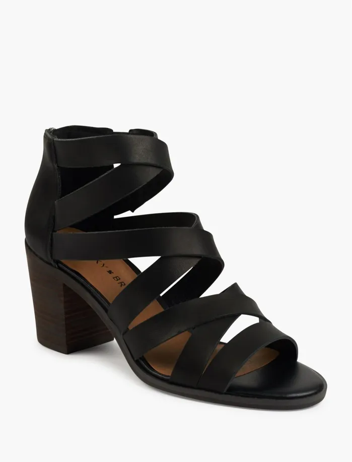 Shoes Women Lucky Brand Kallia Heel Open Brownrust