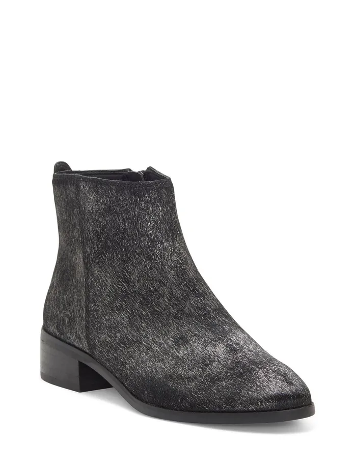 Shoes Women Lucky Brand Lenree2 Calf Hair Bootie Silver
