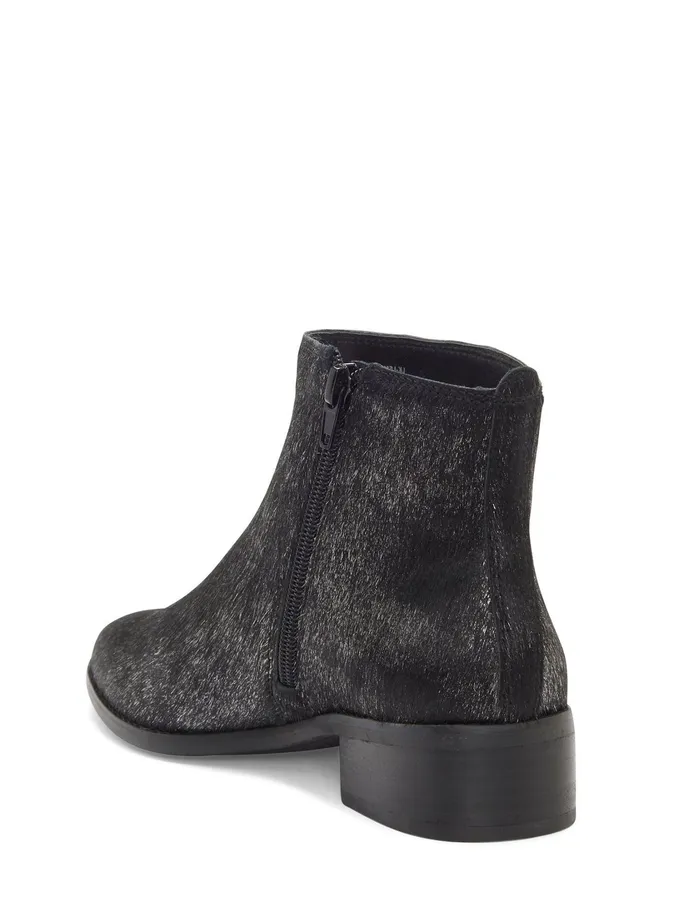 Shoes Women Lucky Brand Lenree2 Calf Hair Bootie Silver