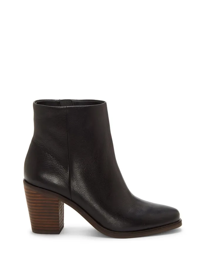 Shoes Women Lucky Brand Rylah Leather Bootie Black