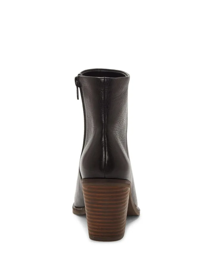 Shoes Women Lucky Brand Rylah Leather Bootie Black