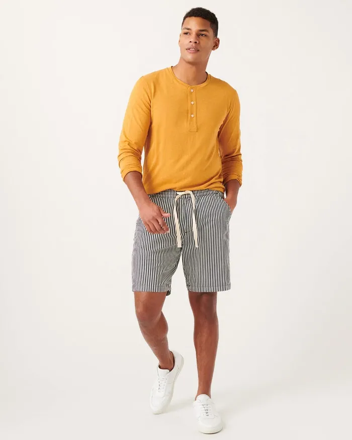 Shorts Men 7 For All Mankind Beachside Short In Calico Stripe