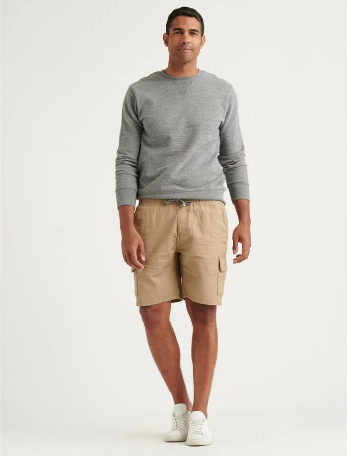 Shorts Men Lucky Brand Laguna Linen Cargo Short Montys Khaki