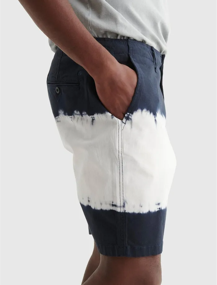 Shorts Men Lucky Brand Stretch Tie Dye Flat Front Short Blue Stripe Shorts Men Lucky Brand Stretch Tie Dye Flat Front Short Blue Stripe