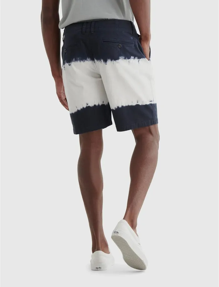 Shorts Men Lucky Brand Stretch Tie Dye Flat Front Short Blue Stripe Shorts Men Lucky Brand Stretch Tie Dye Flat Front Short Blue Stripe
