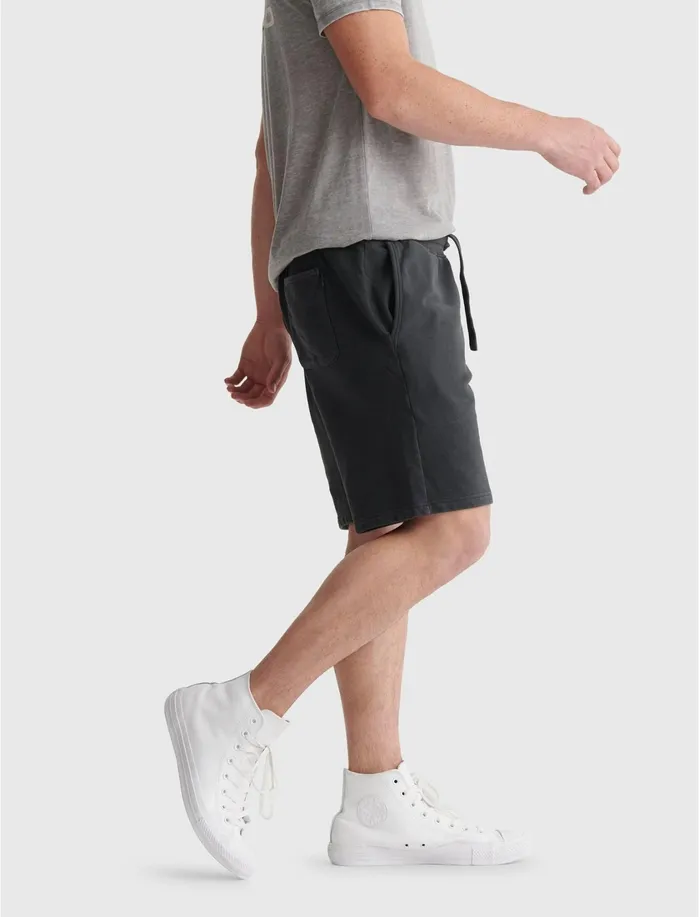 Shorts Men Lucky Brand Sueded Fleece Terry Short Raven