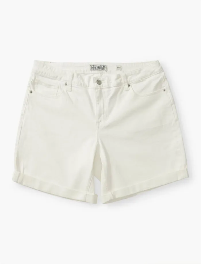 Shorts Women Lucky Brand Georgia Short Clean Whitect